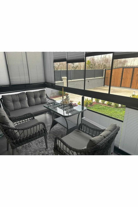 Hanah Home Fiori - Gris